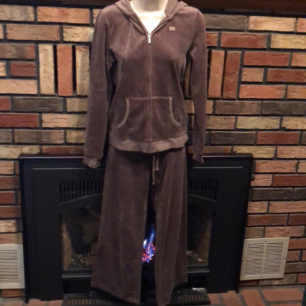 Banana Republic lounge Wear Velour Sm/ Xs